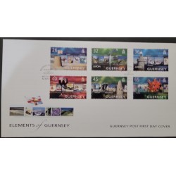 SO) GUERNSEY, EUROPE, CHURCHES, HIGH-RISE BUILDINGS, VIEWS, NATURE, LIGHTHOUSE, BOATS, FOOD, FDC