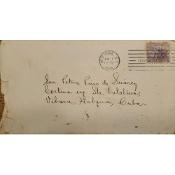 J) 1934 UNITED STATES, AIRMAIL, CIRCULATED COVER, FROM NEW YORK TO CARIBE
