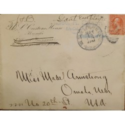 J) 1920 UNITED STATES, WASHINGTON, AIRMAIL, CIRCULATED COVER, INTERIOR MAIL WITHIN TO USA