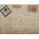 J) 1899 UNITED STATES, HORSE, FLAG, AIRMAIL, CIRCULATED COVER, INTERIOR MAIL WITHIN TO USA