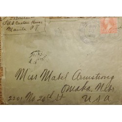 J) 1899 UNITED STATES, WASHINGTON, AIRMAIL, CIRCULATED COVER, INTERIOR MAIL WITHIN TO USA