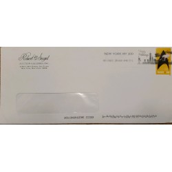 J) 2018 UNITED STATES, FOREVER, STAR TREK, AIRMAIL, CIRCULATED COVER, FROM NEW YORK