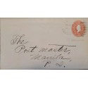 J) 1899 UNITED STATES, JEFFERSON, WITH OVERPRINT IN BLACK PHILLIPPINNES, SOLDIER LETTER US OCCUPATTION
