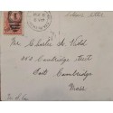 J) 1899 UNITED STATES, WASHINGTON, POSTAL STATIONARY, AIRMAIL, CIRCULATED COVER, FROM USA TO MANILA
