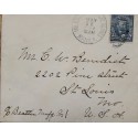 J) 1899 UNITED STATES, LINCOLN, CIRCULATED COVER, FROM MANILA TO USA