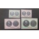 SO) GHANA, DECIMAL CURRENCY SYSTEM REPRESENTATIVE STAMPS OF COINS, MINT