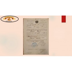 O) 1899 CARIBBEAN, LICENSING CERTIFICATE, LIBERATING ARMY, INDEPENDENCE, GENERAL MAXIMO GOMEZ, ABSOLUTE LICENSE, XF