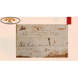 O) CARIBBEAN. ROQUE CANCELLATION, PREPHILATELIC, PUBLIC NOTARY OFFICE OF THE GENERAL COURT OF DECEASED PROPERTY, JUDICIAL
