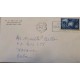 J) 1957 UNITED STATES, SERVICE ABOVE SELF, WITH SLOGAN CANCELLATION, AIRMAIL, CIRCULATED COVER, FROM MICHIGAN TO CARIBE