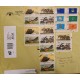 J) 2016 UNITED STATES, AMERICAN BALD EAGLE, AFRICAN ELEPHANT HERD, HAIDA CEREMONIAL CANOE MULTIPLE STAMPS, AIRMIAL