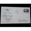 J) 1961 UNITED NATIONS, ECONOMIC COMMISION FOR LATIN AMERICA, WITH SLOGAN CANCELLATION, FDC