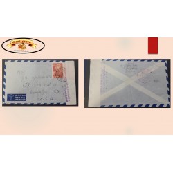 O) GREECE, PROTECTIVE MOTHER 1800d red and cream. AIRMAIL CIRCULATED TO USA
