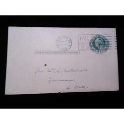 J) 1928 UNITED STATES, WASHINGTON, WITH SLOGAN CANCELLATION, POSTCARD, AIRMAIL, CIRCULATED COVER, FROM USA