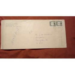 J) 1963 PAKISTAN, MULTIPLE STAMPS, AIRMAIL, CIRCULATED COVER, FROM PAKISTAN TO USA