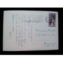 J) 1960 ITALY, STADIUM, POSTCARD, AIRMAIL, CIRCULATED COVER, FROM ITALY