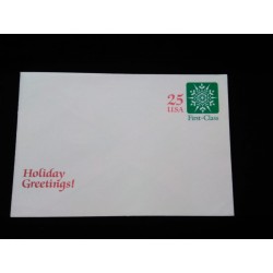 J) 1980 UNITED STATES, FIRST CLASS, HOLIDAY GREETINGS, FDC