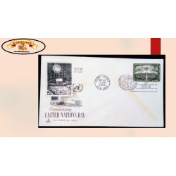 O) 1956 UNITED NATIONS, NEW YORK, GENERAL ASSEMBLY, UN, FDC