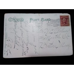J) 1909 UNITED STATES, WASHINGTON, POSTCARD, CIRCULATED COVER, FROM USA TO BOSTON