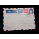 J) 1964 SWITZERLAND, CASTLE, HORSE, MULTIPLE STAMPS, AIRMAIL, CIRCULATED COVER, FROM SWITZERLAND TO USA