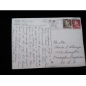 J) 1964 DENMARK HITLER, MULTIPLE STAMPS, POSTCARD, AIRMAIL, CIRULATED COVER, FROM DENMARK TO USA