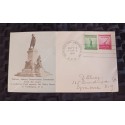 J) 1941 UNITED STATES, INDUSTRY AGRICULTURE, ARMY AND NAVY FOR DEFENSE, MULTIPLE STAMPS, AIRMAIL, CIRCULATED COVER