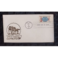J) 1966 UNITED STATES, GENERAL FEDERATION OF WOMENS CLUBS, HORSES, FDC