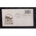 J) 1966 UNITED STATES, GENERAL FEDERATION OF WOMENS CLUBS, HORSES, FDC