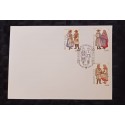 J) 1997 RUSSIA, TYPICAL CUSTOMS, MULTIPLE STAMPS, FDC