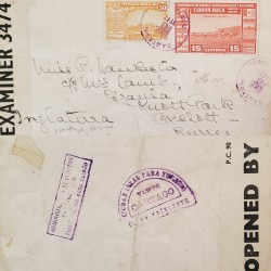 J) 1942 COSTA RICA, CENTRAL AMERICAN AND CARIBBEAN FOOTBALL CHAMPIONSHIP, COSTA RICA UNIVERSITY, MULTIPLE STAMPS