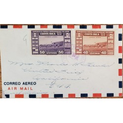 J) 1942 COSTA RICA, CENTRAL AMERICAN AND CARIBBEAN FOOTBALL CHAMPIONSHIP, MULTIPLE STAMPS, AIRMAIL