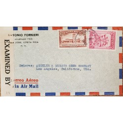 J) 1942 COSTA RICA, LA SABANA INTERNATIONAL AIRPORT, BUILT BY LEON CORTES ADMINISTRATION,, FLAG, MULTIPLE STAMPS