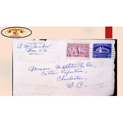 O) 1933  UNITED STATES - USA, SPECIAL DELIVERY, POSTMAN AND MOTORCYCLE, MOUNT VERNON, TO CHARLESTON. XF
