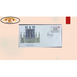 O) 1989 GREAT BRITAIN, CHRISTMAS, CENTRAL TOWER, ARCHITECTURE,  FDC XF