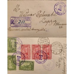J) 1921 COSTA RICA, IN COMMEMORATION OF THE FIRST PAN AMERICAN POSTAL, POST AND TELEGRAPH CONGRESS, MULTIPLE STAMPS