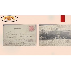 O) 1904 AUSTRIA, EMPEROR FRANZ JOSEF, VIENNA IMPERIAL RING, ARCHITECTURE, OLD POSTAL CARD, XF