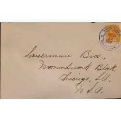 J) 1922 COSTA RICA, AIRMAIL, CIRCULATED COVER, FROM COSTA RICA TO USA