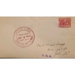 J) 1933 COSTA RICA, IN COMMEMORATION OF THE FIRST PAN AMERICAN POSTAL, POST AND TELEGRAPH CONGRESS, AIRMAIL