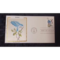 J) 1982 UNITED STATES, IDAHO, BLUE BIRD, FDC