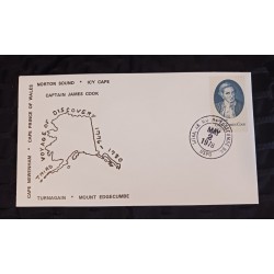1978 UNITED STATES, CAPTAIN JAMES COOK, MOUNT EDGECUMBRE, THIRD VOYAGE OF DISCOVERT, CAPE PRINCE OF WALES, FDC