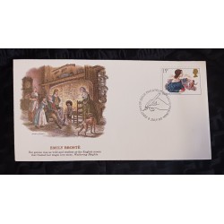 J) 1980 GREAT BRITAIN, EMILY BRONTE, FDC