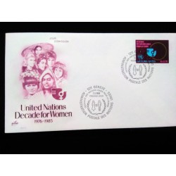 M)1980, UNITED NATIONS, DECADE FOR WOMEN, WITH CANCELLATION.