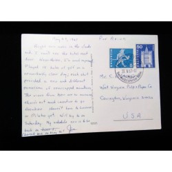 M)1967, SUIZA, AIR MAIL, FROM SWITZERLAND