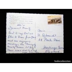 M) 1915, POSTCARD, FROM ITALY TO ENGLAND, STAMP TOURISM, XF.