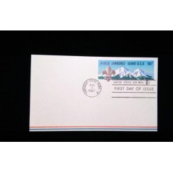 M) 1967, FDC, UNITED STATES - IDAHO, AIR MAIL, WITH CANCELLATION.