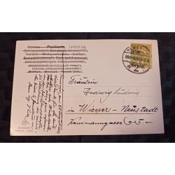 J) 1928 HUNGARY POSTCARD, AIRMAIL, CIRCULATED COVER, FROM HUNGARY