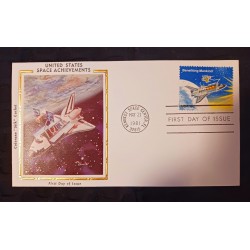 J) 1981 UNITED STATES, SPACE ACHIEVMENTS, AIRPLANE, FDC