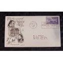 J) 1949 UNITED STATES, 75TH ANNIVERSARY OF THE UNIVERSAL POSTAL UNION, WITH SLOGAN CANCELLATION