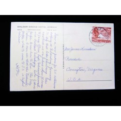 M)1949, UNITED STATES, POSTCARD, WITH CANCELLATION, ENGINEERING STAMP 25 HELVETIA.
