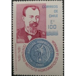 O) 1975 CHILE, F. VIDAL GORMAZ FIRST COMMANDANT, NAVAL HYDROGRAPHIC INSTITUTE, XF