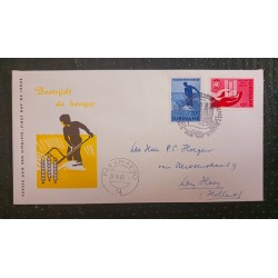 J) 1963 SURINAME, FIGHT HUNGER, FDC